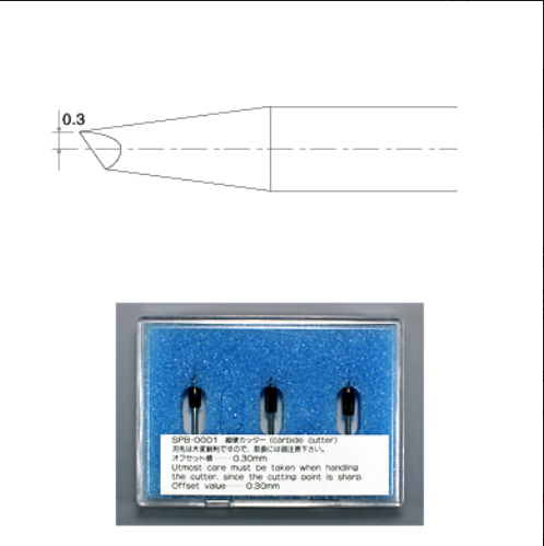 Blade for vinyl sheet and paper (1set= 3pcs) – SPB-0001