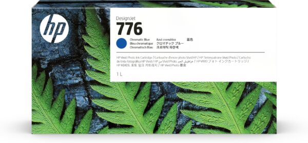 HP 776 1-liter Chromatic Blue Ink Cartridge(1XB04A)