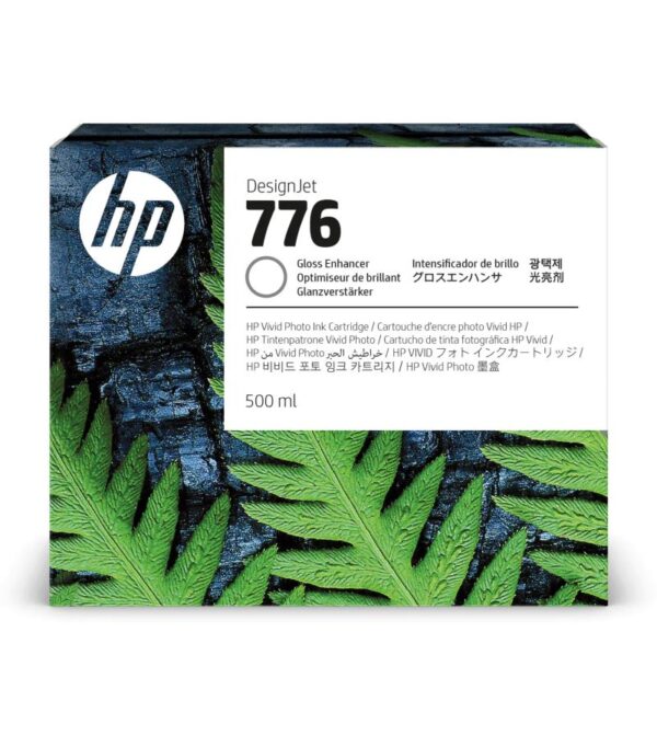 HP 776 500-ml Gloss Enhancer Ink Cartridge(1XB06A)