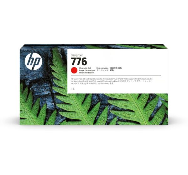 HP 776 1-liter Chromatic Red Ink Cartridge(1XB10A)