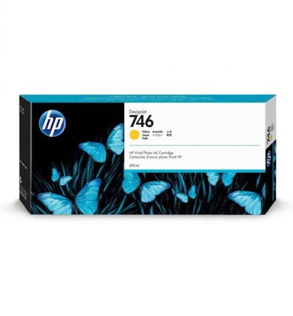 HP 746B 300-ml Yellow DesignJet Ink Cartridge(3WX38A)