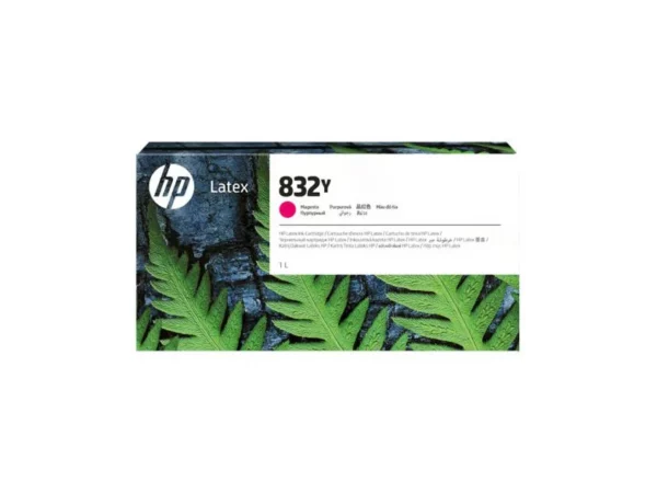 HP 832Y 1-liter Magenta Latex Ink Cartridge(4UV07A)