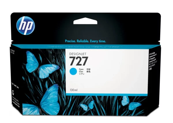 HP 727 cartouche d’encre DesignJet cyan, 130 ml(B3P19A)