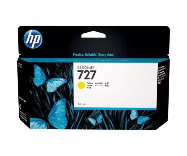 HP 727 cartouche d’encre DesignJet jaune, 130 ml(B3P21A)