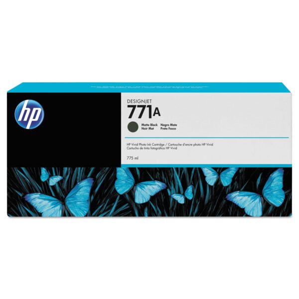 HP 771A 775-ml Matte Black DesignJet Ink Cartridge(B6Y15A)