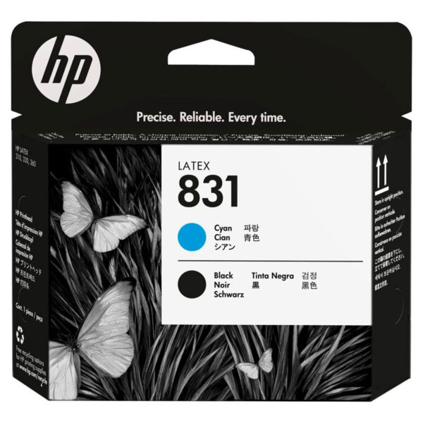 HP 831 Cyan/Black Latex Printhead(CZ677A)