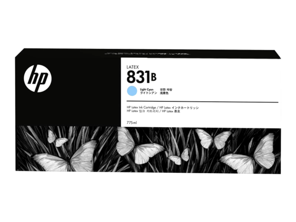 HP 831B 775-ml Light Cyan Latex Ink Cartridge(CZ692A)