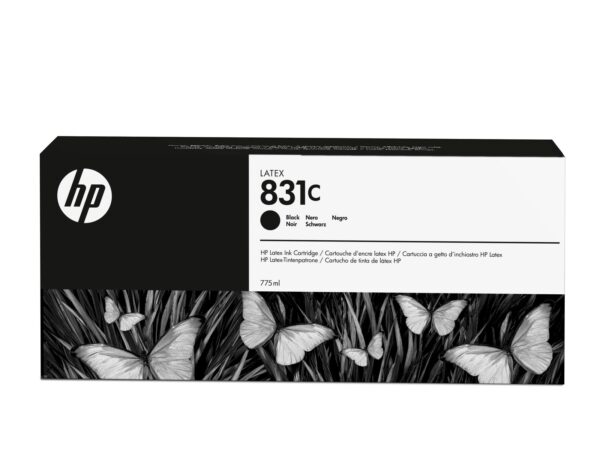 HP 831C 775-ml Black Latex Ink Cartridge(CZ694A)