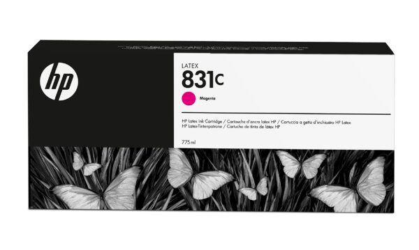 HP 831C 775-ml Magenta Latex Ink Cartridge(CZ696A)