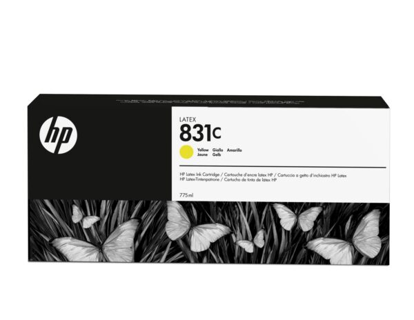 HP 831C 775-ml Yellow Latex Ink Cartridge(CZ697A)