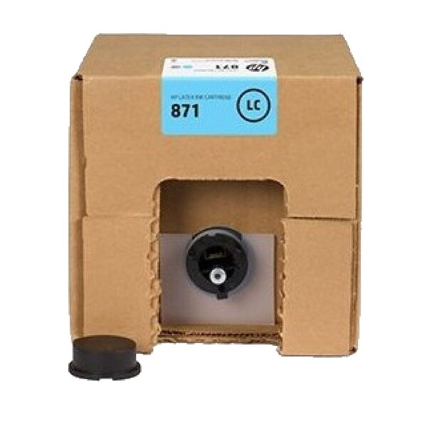 HP 871C cartouche d'encre Latex Cyan clair, 3 litres(G0Y83C)