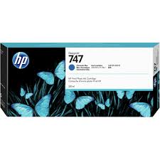 HP 747 300-ml Chromatic Blue DesignJet Ink Cartridge(P2V85A)