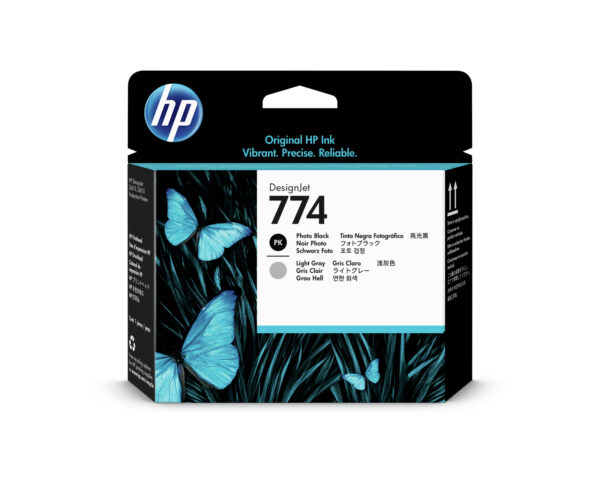 HP 774 Photo Black/Light Gray DesignJet Printhead(P2W00A)